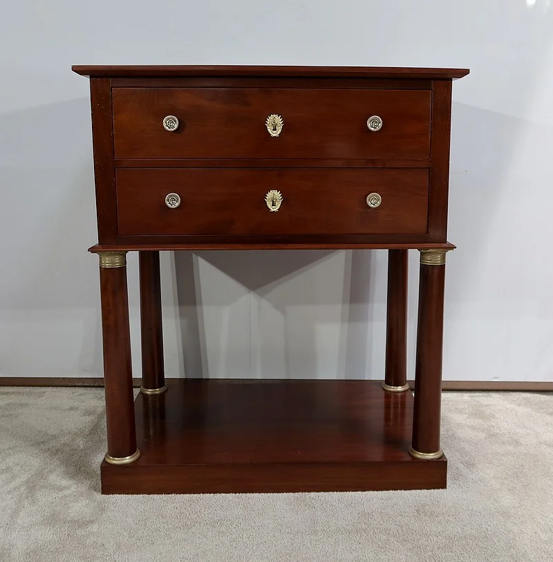 Console Chiffonnière en Acajou, Empire – Début XIXe