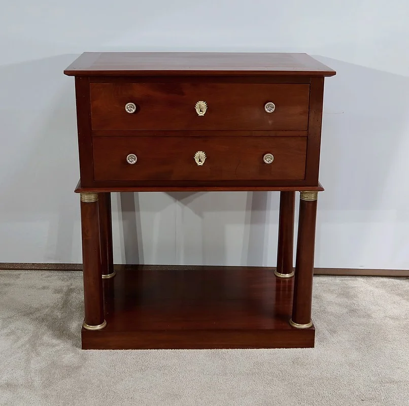 Console Chiffonnière en Acajou, Empire – Début XIXe