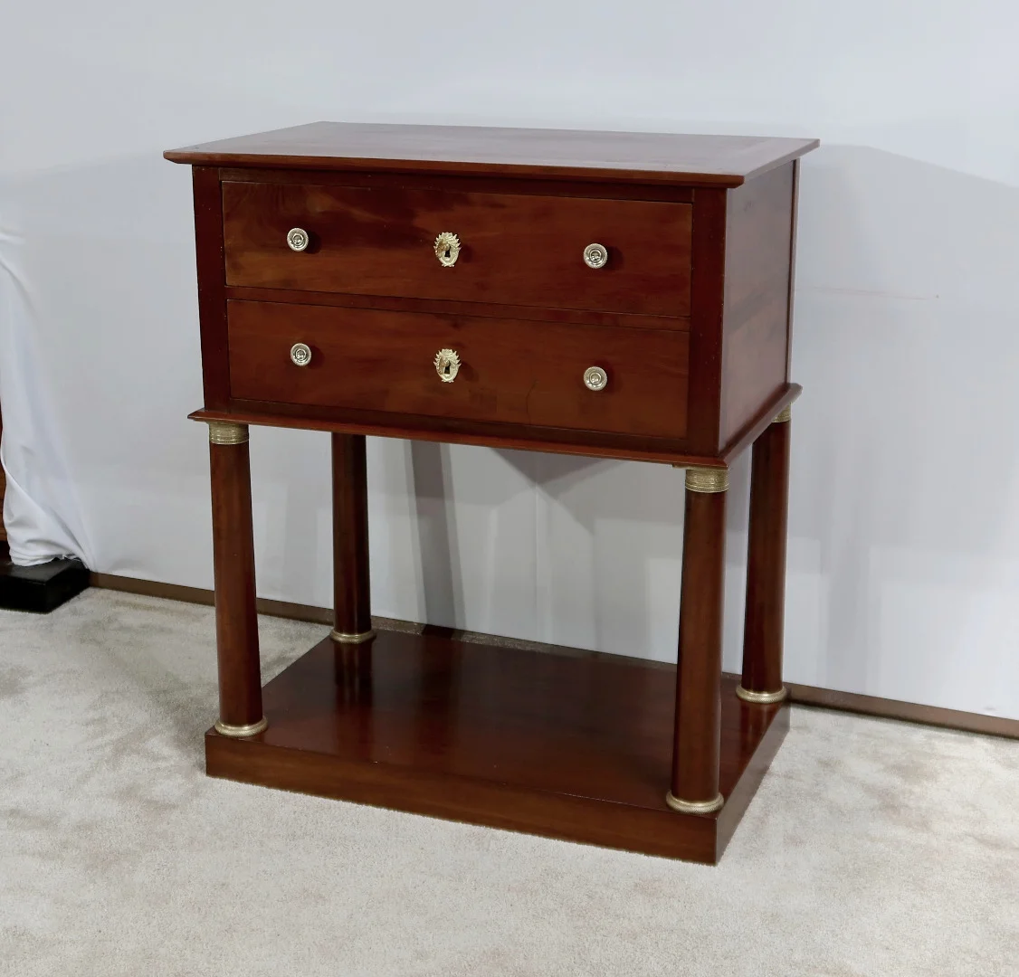 Console Chiffonnière en Acajou, Empire – Début XIXe