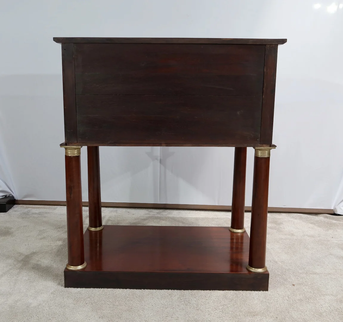 Console Chiffonnière en Acajou, Empire – Début XIXe