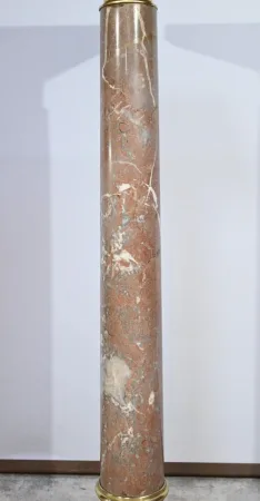 Colonne en Marbre à Plateau Pivotant - Fin XIXe