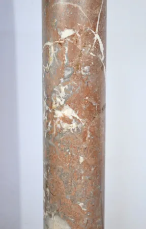 Colonne en Marbre à Plateau Pivotant - Fin XIXe