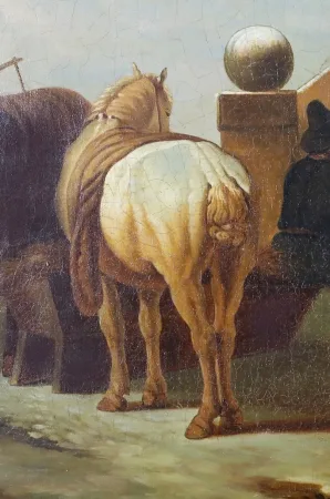 Paire de Tableaux « Scènes Espagnoles » - Milieu XIXe