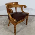 Fauteuil de Bureau en Frêne, Louis-Philippe – 2ème moitié XIXe
