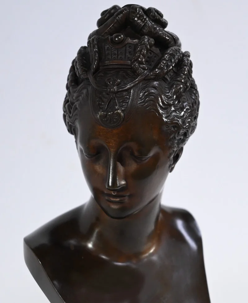 BUSTO DE BRONCE DE DIANE DE POITIERS