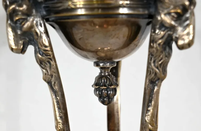 Importante Coupe en Laiton et Verre - 1930