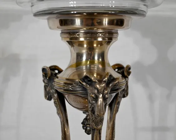 Importante Coupe en Laiton et Verre - 1930