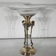Importante Coupe en Laiton et Verre - 1930