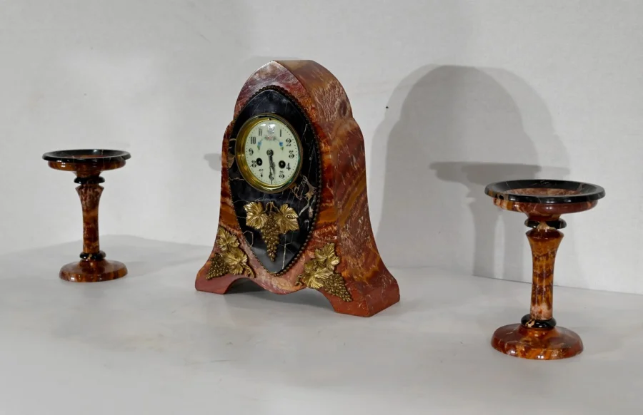 ART NOUVEAU PERIOD MANTLE GARNITURE