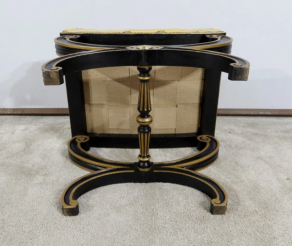 Tabouret Curule, époque Napoléon III – Milieu XIXe