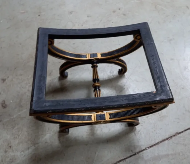Tabouret Curule, époque Napoléon III – Milieu XIXe