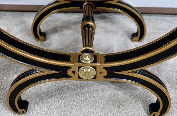 Tabouret Curule, époque Napoléon III – Milieu XIXe