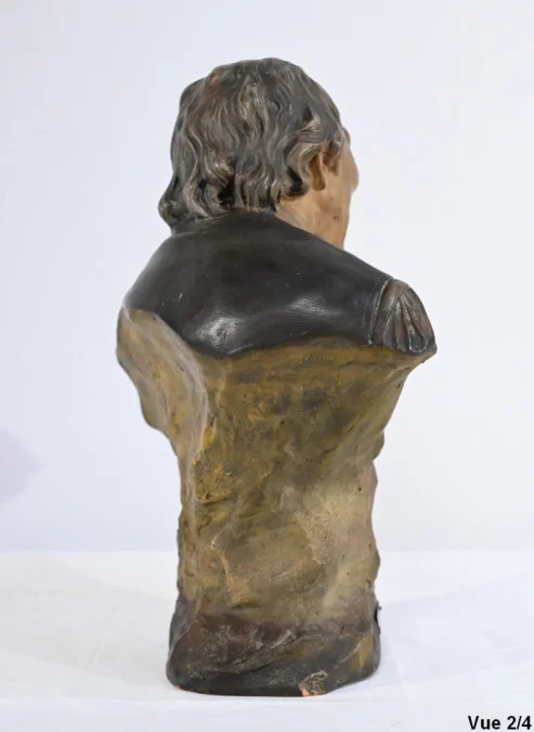 Steingut-Skulptur signiert Ezio Ceccarelli