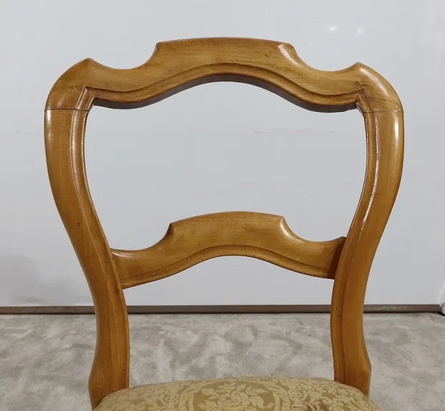 Paire de Chaises en Hêtre massif, style Louis-Philippe – Fin XIXe