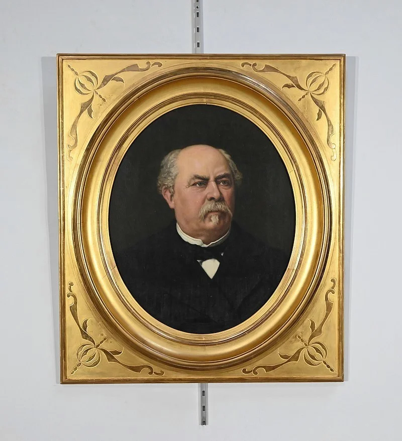 Huile sur Toile, Portrait d’Adolphe Nicolas, école française du XIXe