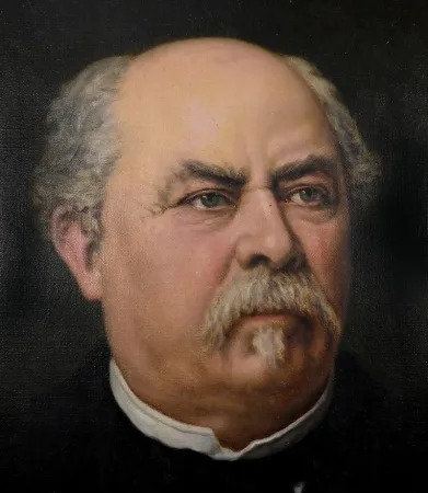 Huile sur Toile, Portrait d’Adolphe Nicolas, école française du XIXe
