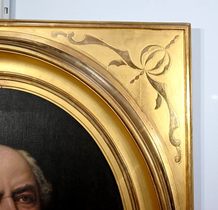 OLIE OP CANVAS PORTRET