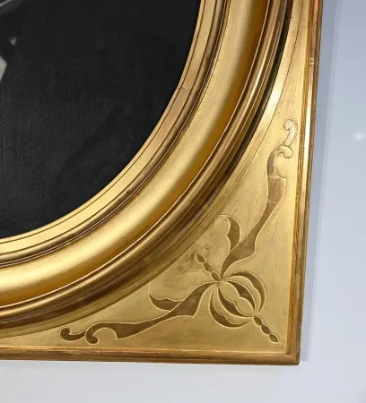 Huile sur Toile, Portrait d’Adolphe Nicolas, école française du XIXe