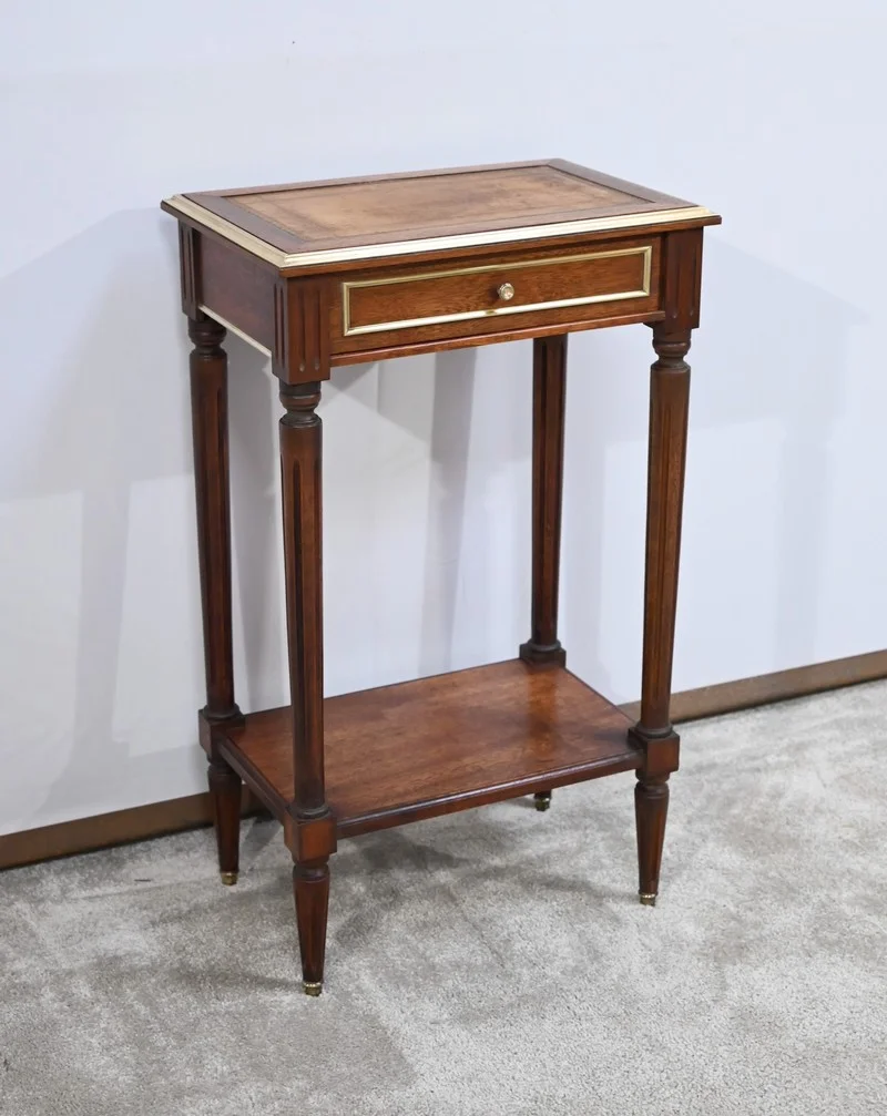 Petite Table de Salon en Acajou, style Louis XVI – 1950