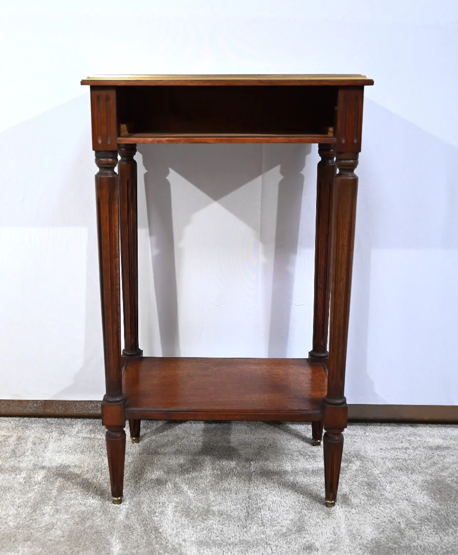 Petite Table de Salon en Acajou, style Louis XVI – 1950