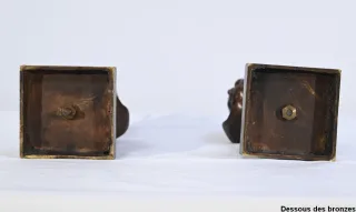 PAAR BRONZEBÜSTEN