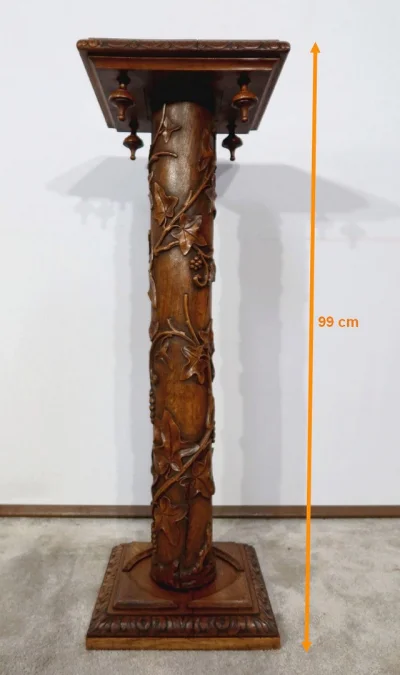 Colonne en Chêne, Art Nouveau – 1920
