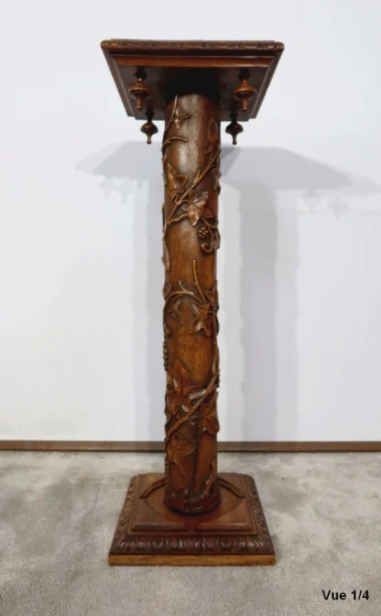 Colonne en Chêne, Art Nouveau – 1920