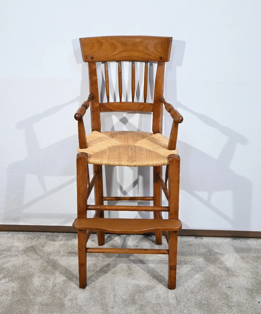 Chaise Haute d’enfant en Merisier – Milieu XIXe