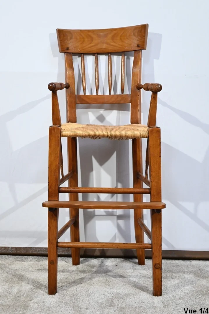 Chaise Haute d’enfant en Merisier – Milieu XIXe