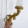 Important Flambeau en Bronze Doré, style Louis XVI, époque Napoléon III - Milieu XIXe