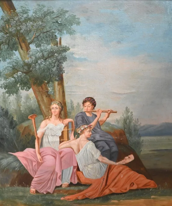 TRUMEAU SPIEGEL IN RENAISSANCE-STIJL