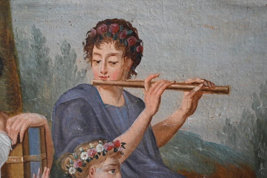 TRUMEAU SPIEGEL IN RENAISSANCE-STIJL
