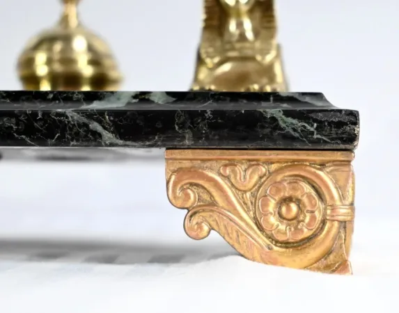 Encrier en Bronze et Marbre, style Empire – 1ère partie XIXe