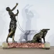 Sculpture en Régule et Marbre, Art Déco – Début XXe