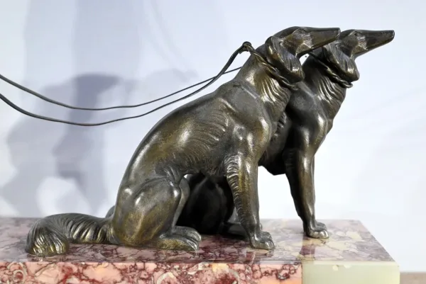 Sculpture en Régule et Marbre, Art Déco – Début XXe