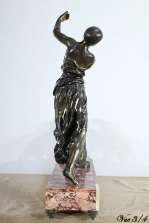 Sculpture en Régule et Marbre, Art Déco – Début XXe