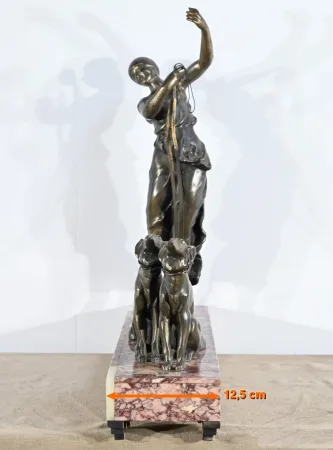 Sculpture en Régule et Marbre, Art Déco – Début XXe