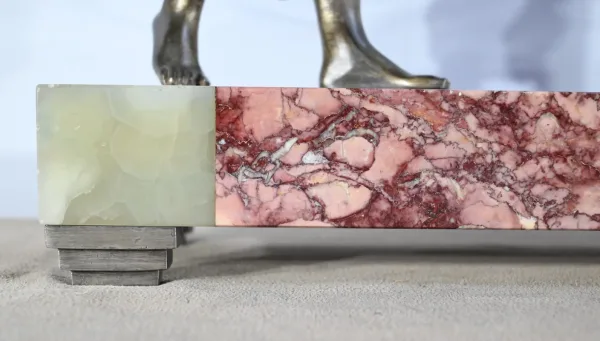 Sculpture en Régule et Marbre, Art Déco – Début XXe