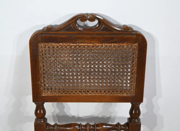 Suite de 4 Chaises en Chêne, époque Louis Philippe – 2ème partie XIXe