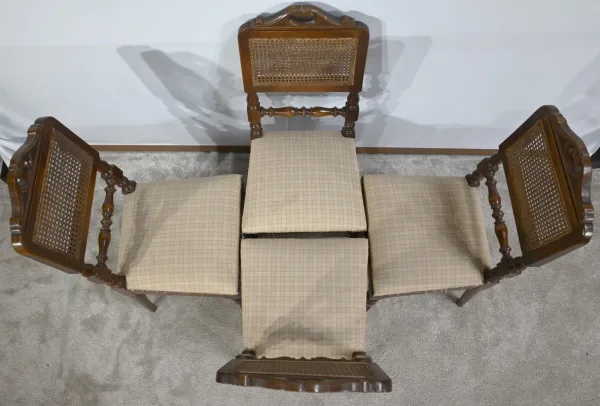 Suite de 4 Chaises en Chêne, époque Louis Philippe – 2ème partie XIXe