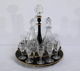BOHEMIAN CRYSTAL LIQUEUR SERVICE