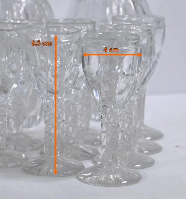 BOHEMIAN CRYSTAL LIQUEUR SERVICE
