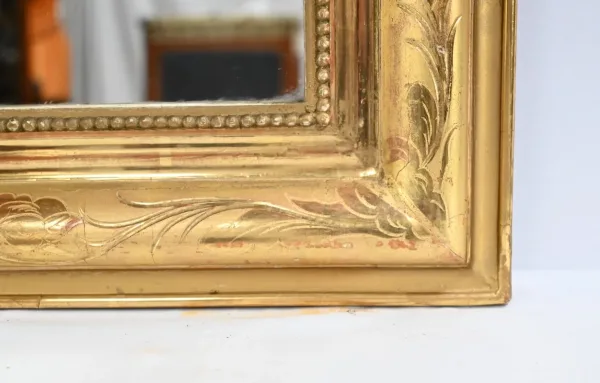 Important Miroir en Bois Doré, époque Louis Philippe – Milieu XIXe
