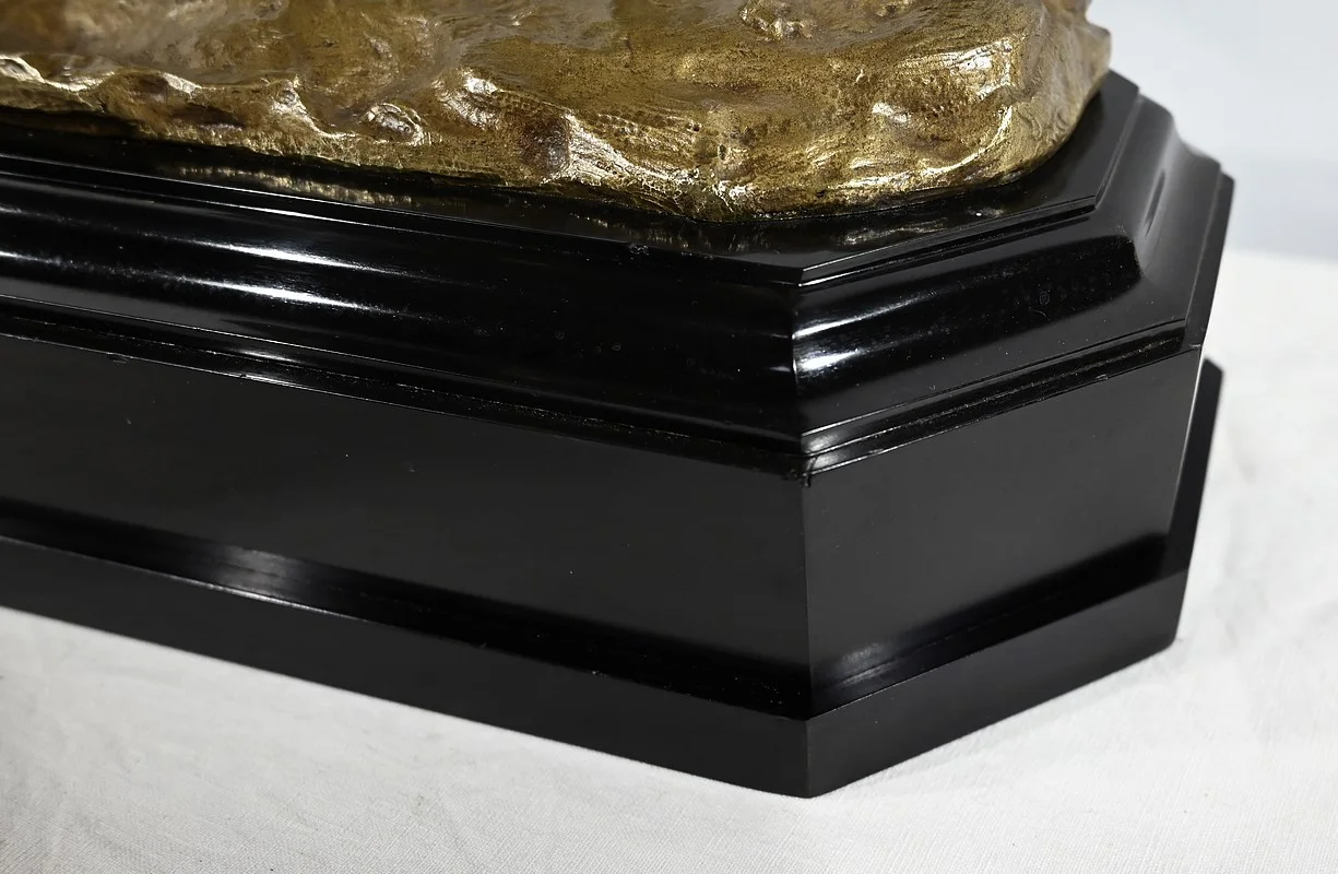 Important Bronze « Le Cheval de Trait » de T. Gechter – 1841