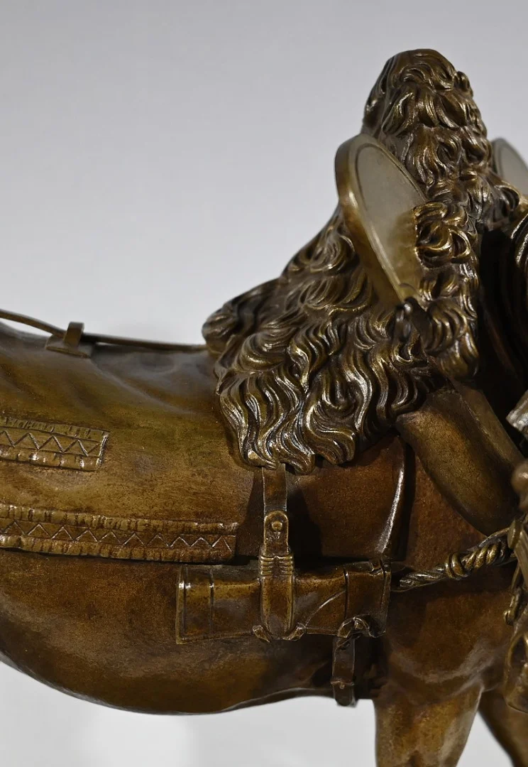Important Bronze « Le Cheval de Trait » de T. Gechter – 1841
