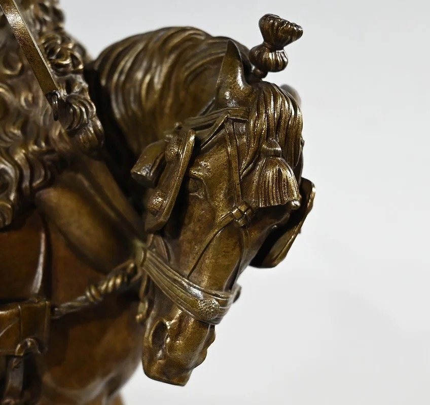 Important Bronze « Le Cheval de Trait » de T. Gechter – 1841