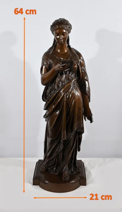 BRONZESKULPTUR von JL GREGOIRE