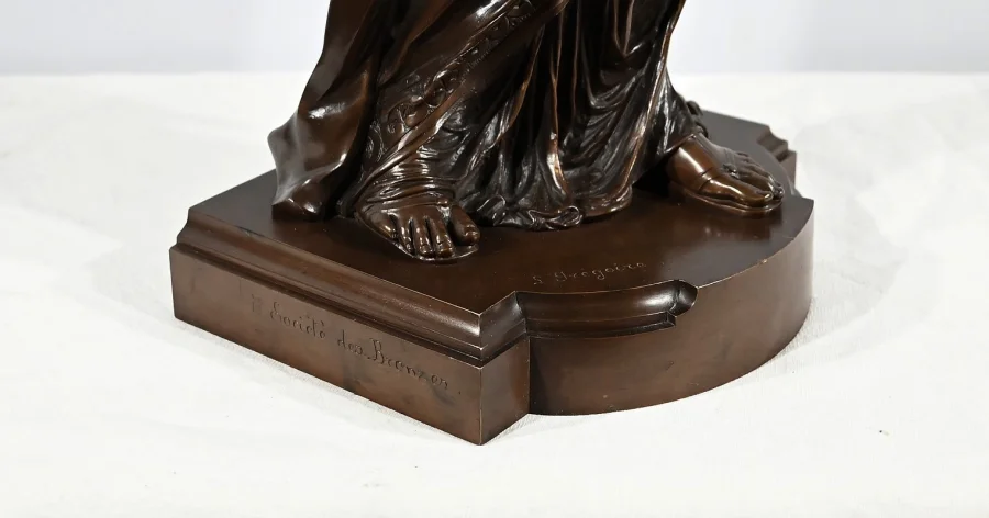 BRONZESKULPTUR von JL GREGOIRE