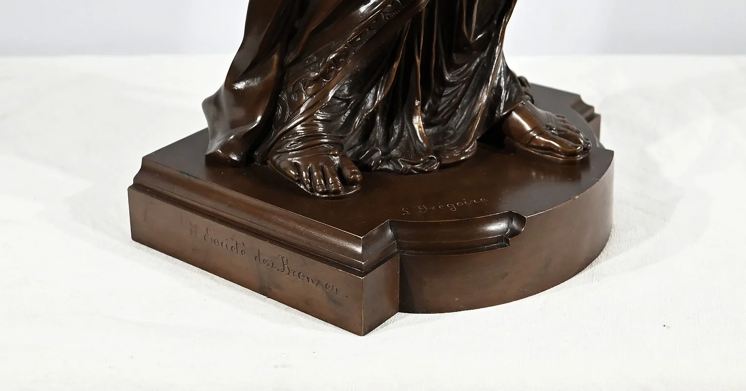 BRONZEN BEELDHOUWWERK van JL GREGOIRE