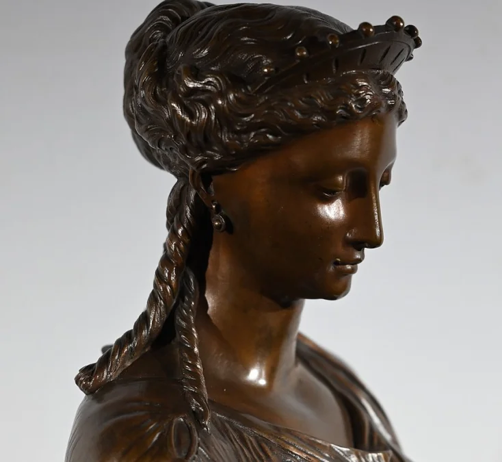 BRONZESKULPTUR von JL GREGOIRE